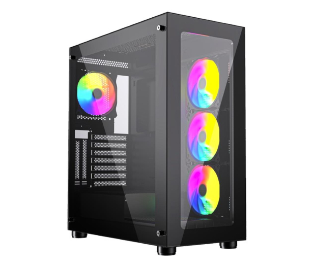 GEMBIRD Midi Tower Fornax X450MAX ATX czarna CCC-FC-X450MAX - 1184608 - zdjęcie